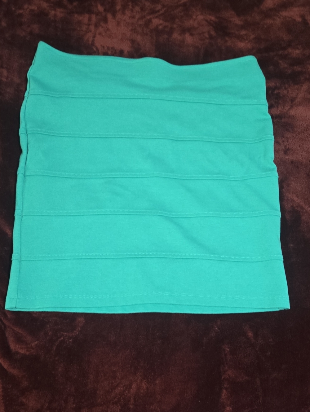 Forever 21 Teal Bandage Mini Skirt
